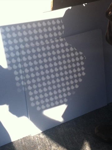 Pegboard as pinhole camera